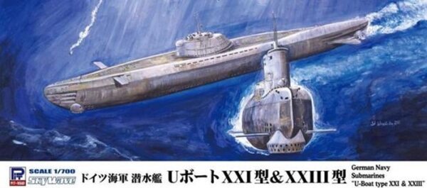 1/700 GN U-boat Type XXI & Type XXIII