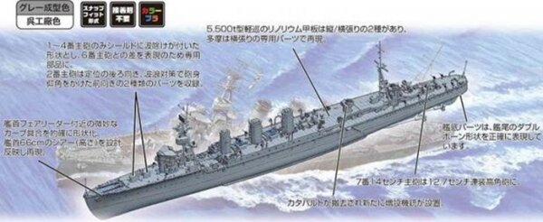 1/700 Next IJN Light Cruiser Tama 1944 Operation Sho-1