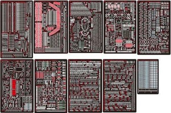 1/350 Japanese Navy Aircraft Carrier Taiho Detail Up Parts Set A